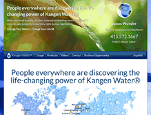 Tablet Screenshot of kangenwatersf.com
